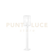 PALO MIRAGE BIANCO 1 LUCE ATTACCO E27 IP44 13X13X86CM IN METALLO E VETRO
