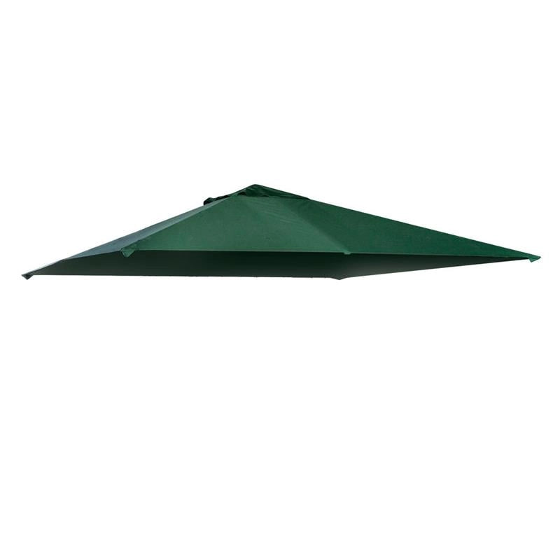 TETTO DI RICAMBIO PER GAZEBO DA GIARDINO 3X3M IN POLIESTERE, VERDE