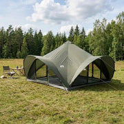 Tenda Tipi Verde militare 18 Persone Poliestere e Acciaio 42028622