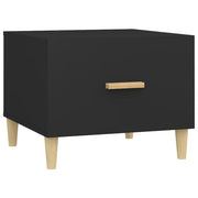 Tavolino da salotto | Tavolino da caff¨¨ | Tavolino da Soggiorno Nero 50x50x40 cm in Legno Multistrato
