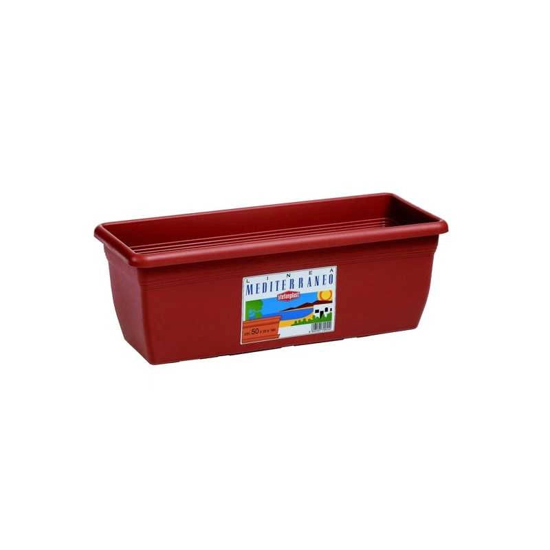 Vaso Med Rettangolare Coccio 40X20 h 16 Stefanpl