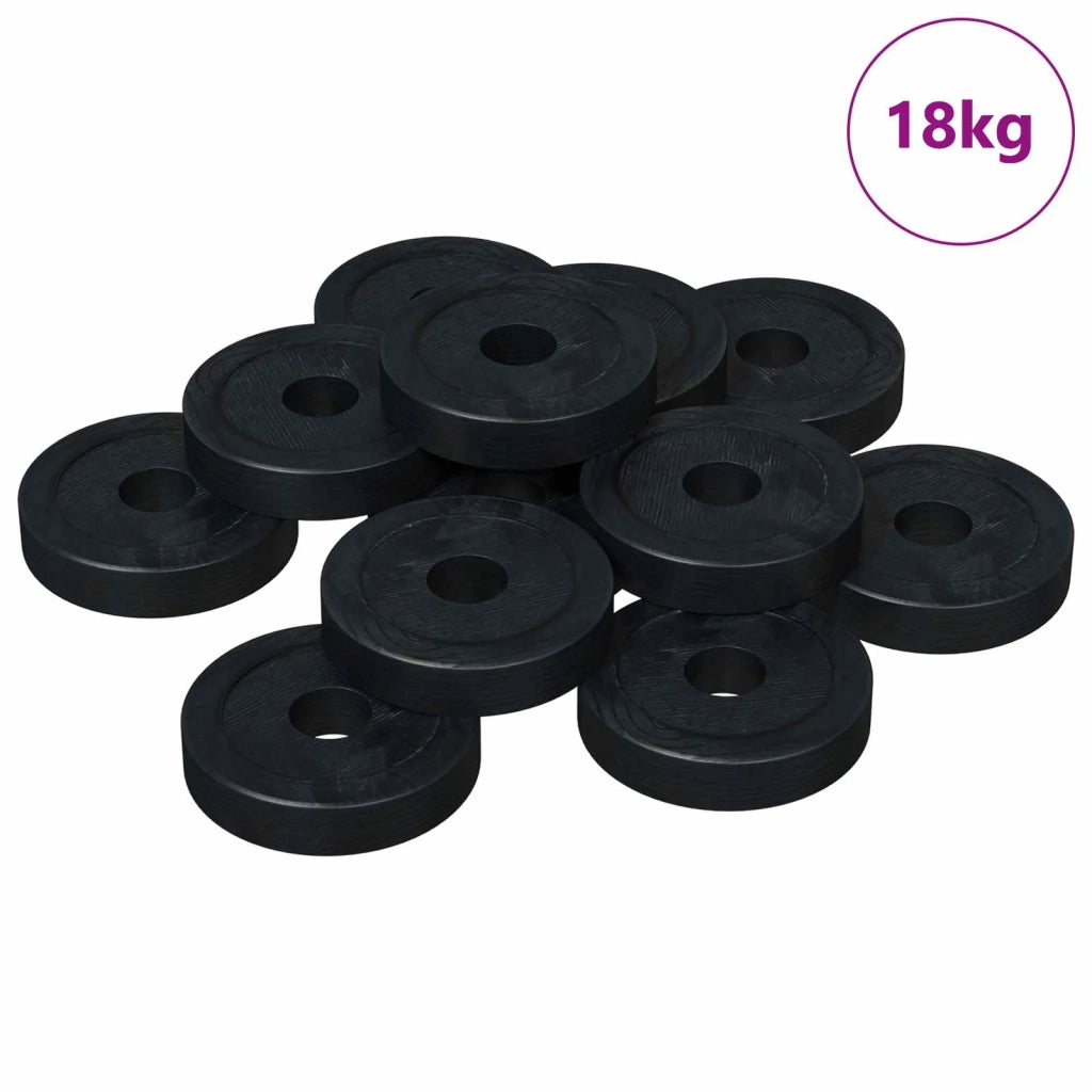 adatto per Rondella Piatta 36000 pcs Nero ∅15 x 3 mm 864594