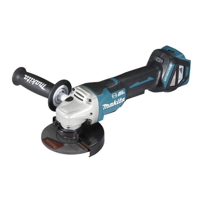 Makita DGA517Z Smerigliatrice Angolare a Batteria 18V Brushless con Velocita' Regolabile 3000-8500 rpm Disco 125 mm Freno Motore Avviamento Graduale Impugnatura Ergonomica colore Nero