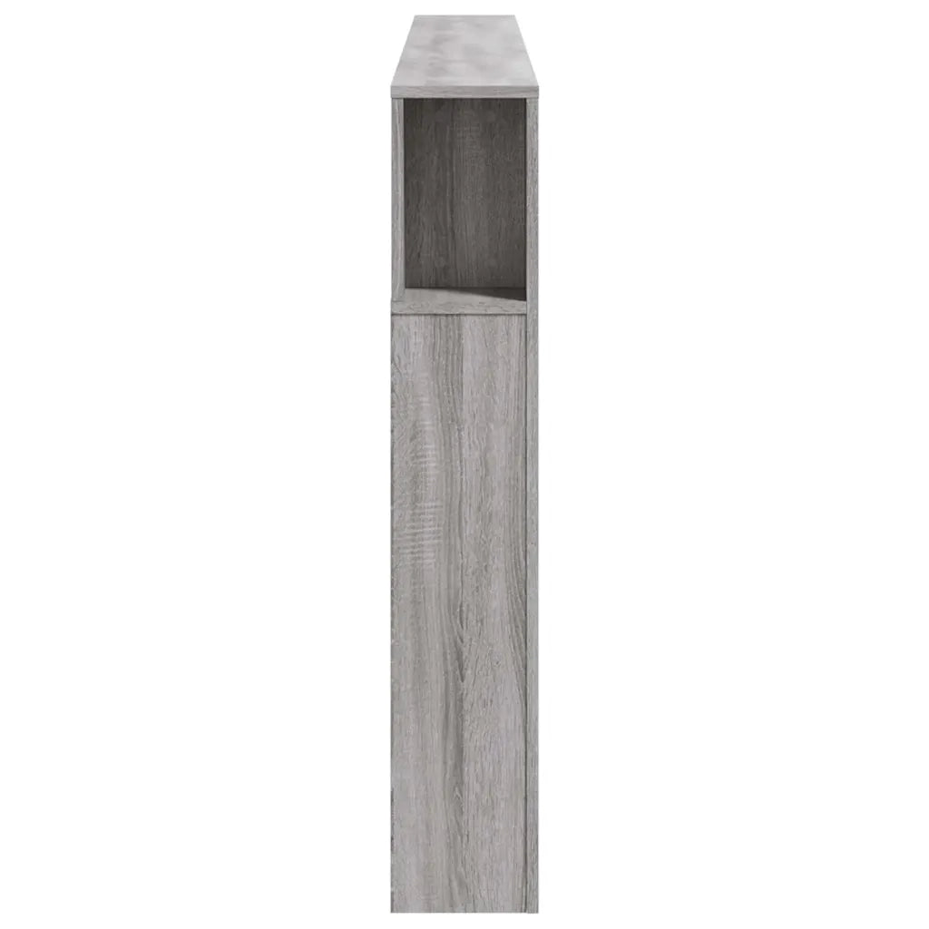 Testiera LED Grigio Sonoma 200x18,5x103,5 cm Legno Multistrato 837370