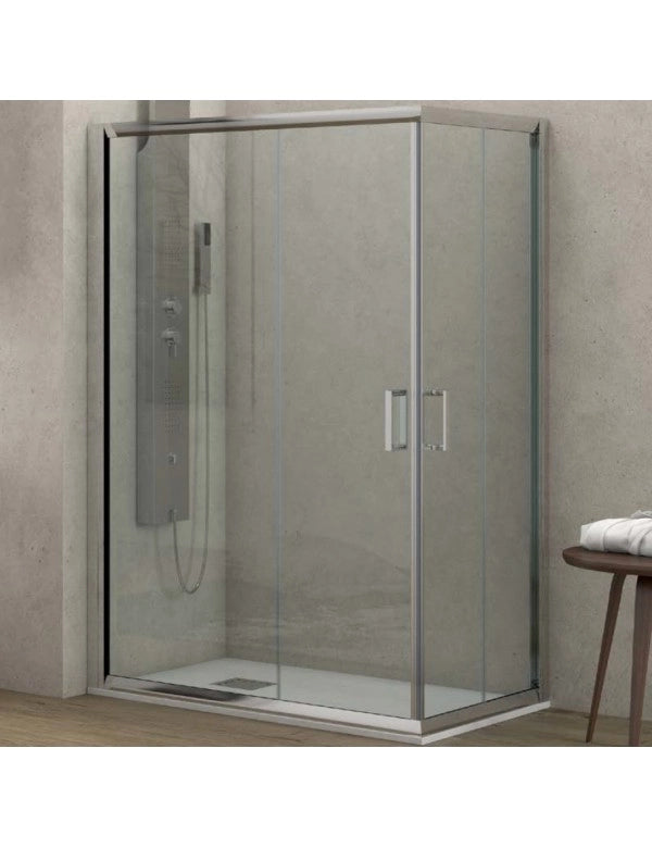 Box doccia rettangolare NEW FLORA 100 70x90 H.180 cm