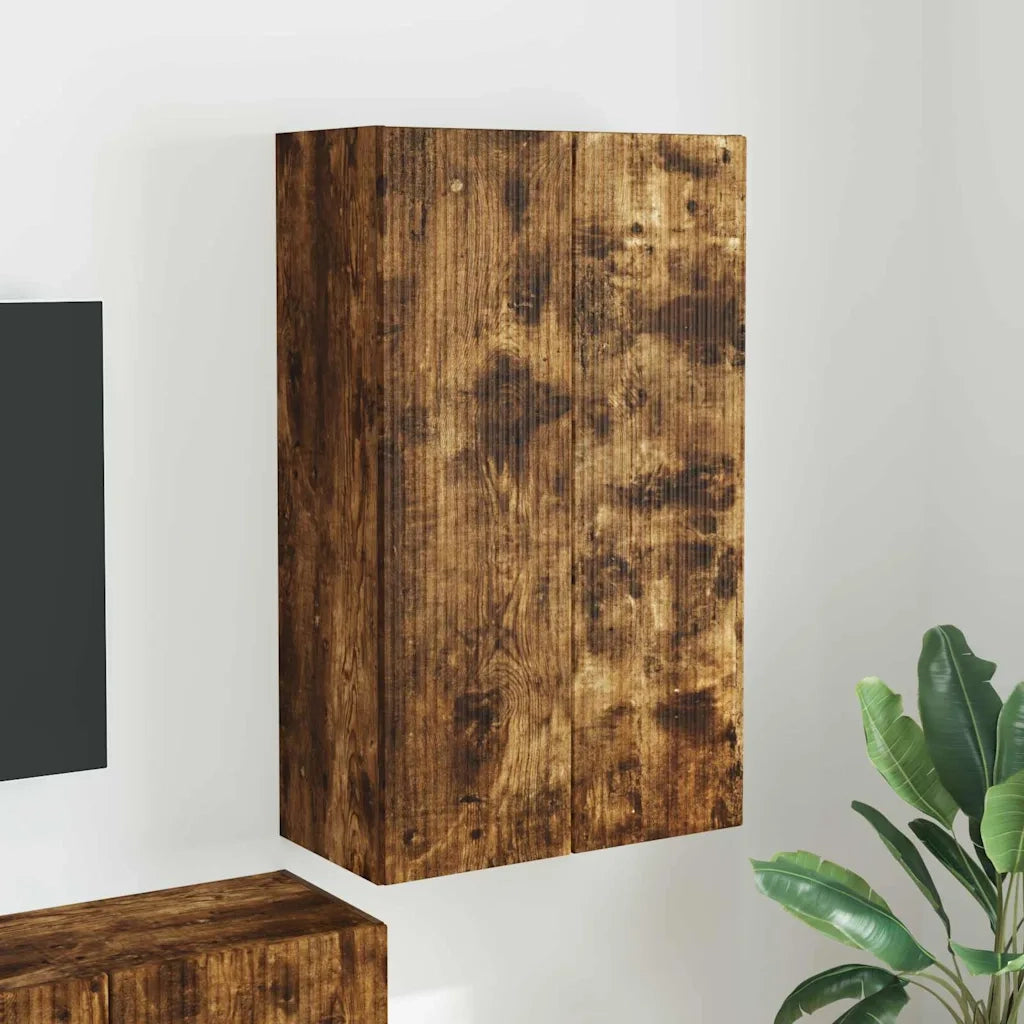 Mobile TV da parete Rovere fumé 59,5 x 31 x 100 cm
