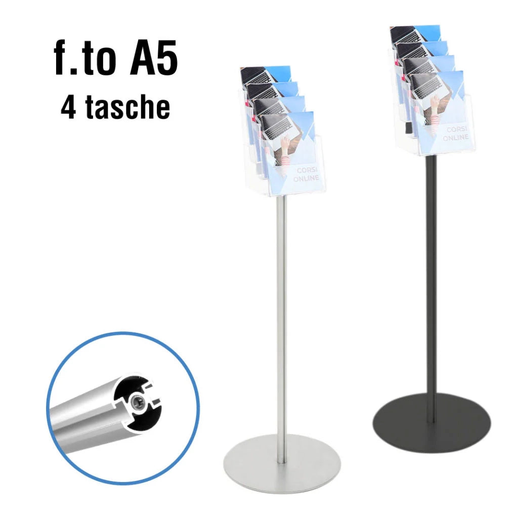 Portadepliant 4 tasche A5