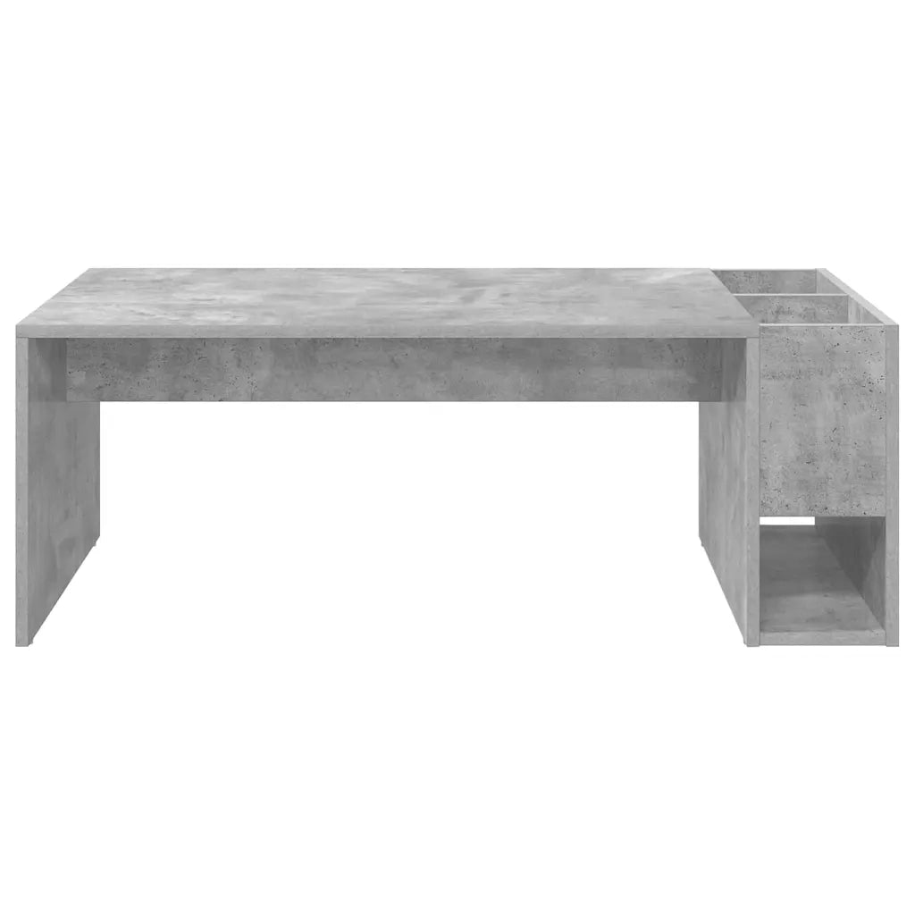 Tavolino da salotto | Tavolino da caff¨¨ | Tavolino da Soggiorno Grigio cemento 101,5 x 50 x 37 cm