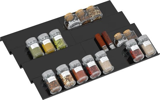 Organizzatore a strati per erbe - Estensione 30-60 cm - 4 strati per erbe da cucina