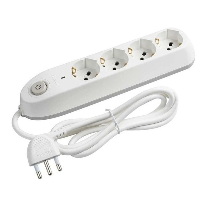 bticino Poker prolunghe e multiple 1,5 m 4 presa(e) AC Interno Bianco