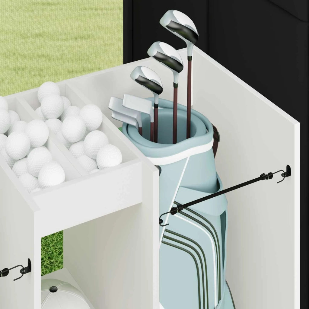 Armadio per Golf Tinta unita Bianco 102 x 45 x 85,5 cm CFW7868551