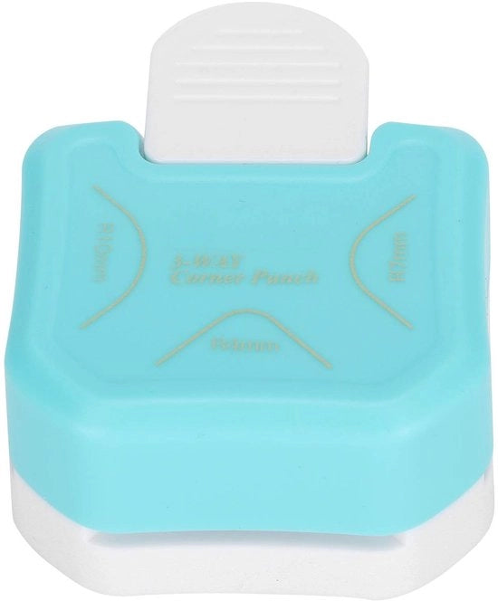 3 in 1 punter per carta - Angolo ronde per carta - Portatile - Trimmer per angoli mini - Ideale per carte e carta - Adatto per casa e ufficio