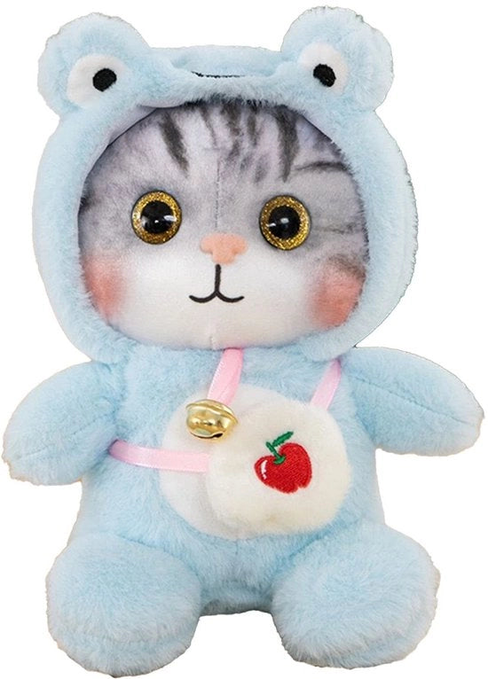 Gatto di Peluche - Materiale Pluche - Regalo per Bambini - Idoneo per la Pelle - Aspetto Carino - Materiale PP - Duraturo - Gatto da Abbracciare