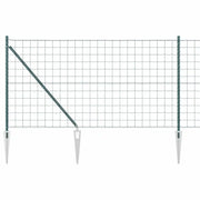 Recinzione da Giardino | Recinzione con Posto Verde 1 x 10 m Acciaio
