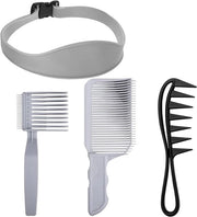 Kit di capigliatura professionale e DIY 4 pezzi con denticoli larghi (grigio B)