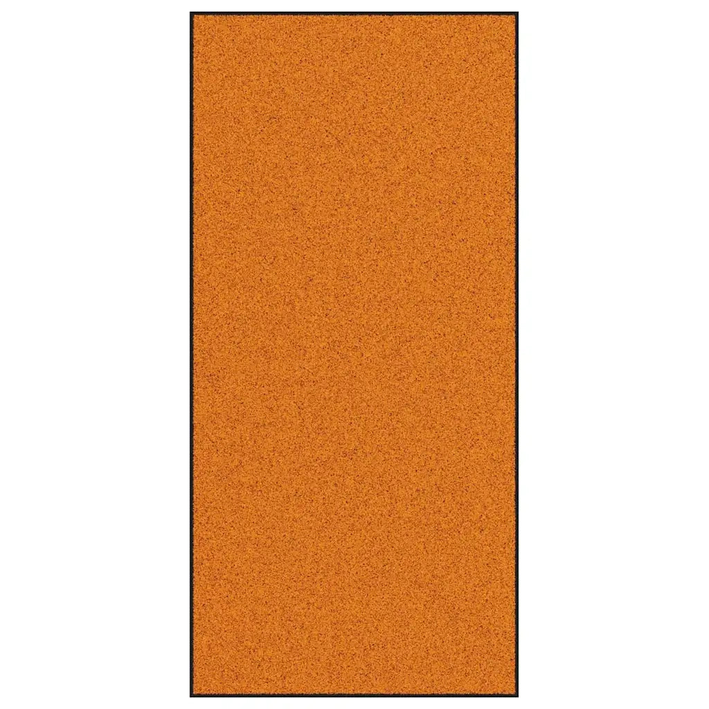Zerbino | Tappetino Altro Arancione e Nero 120 x 250 cm Poliammide e PVC