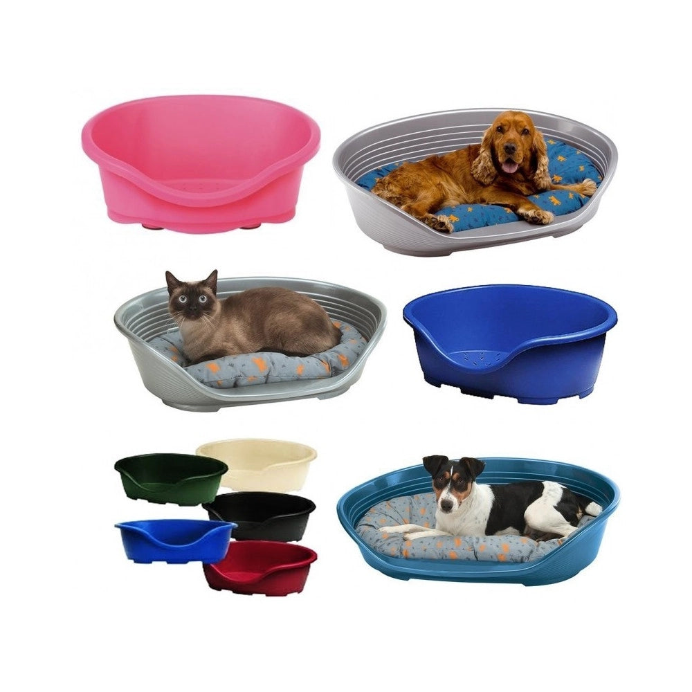 Trade Shop - Cesta Lettiera Per Gatto Cane Animali Igiene Toelettatura In Plastica -