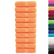 vidaXL Asciugamani Ospiti SOLUND 10 pz Arancioni 30x50cm 600 g/m²