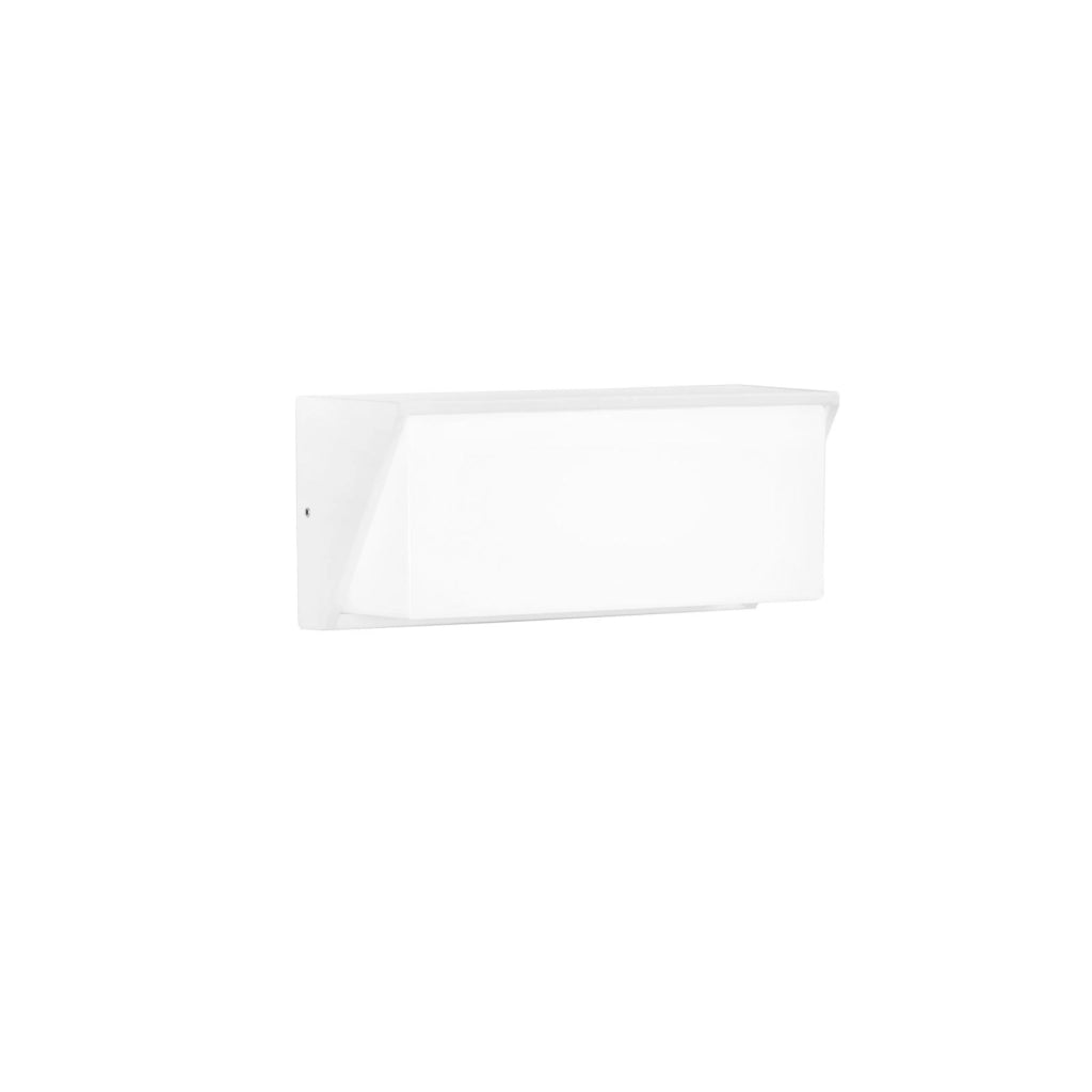 APPLIQUE BIEMISSIONE LED LUXON BIANCA 12W 1550LM CCT 3000K / 4000K IP54 25X9,5X11CM