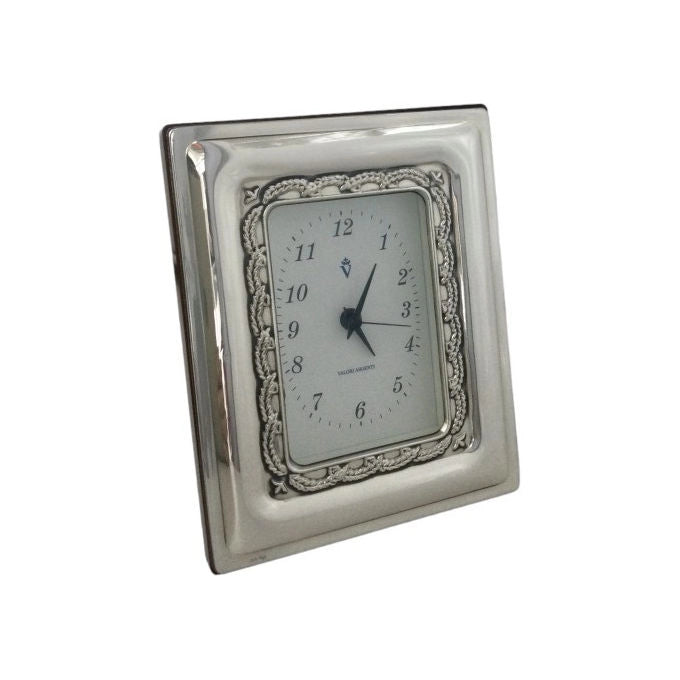 Lowell orologio da parete 39,4 cm, quarzo, cassa in MDF, vetro frontale, numeri in rilievo, bianco