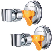Douchekophouder ABS con 2 pezzi di fissaggio, regolabile e 360° girevole, adattabile per maniglione, per installazione a parete
