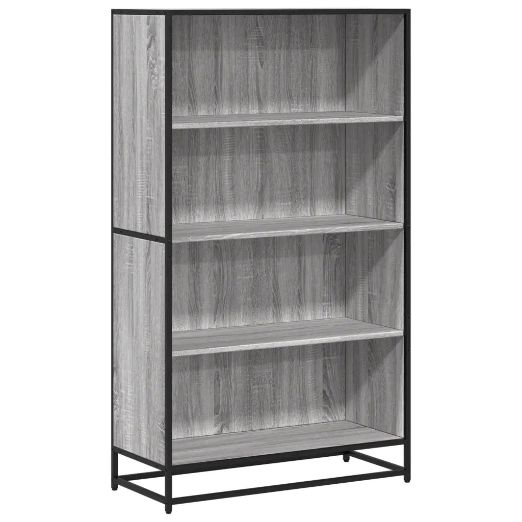 Libreria Grigio Sonoma 80,5x35x139 cm in Truciolato 3300848