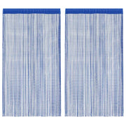 Tende a Filo 2 pz 100x250 cm Blu cod mxl 72781
