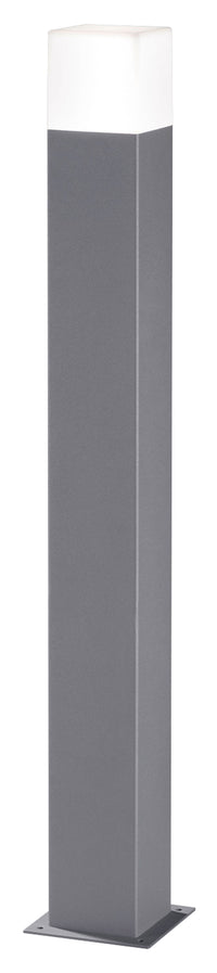 Palo da Esterno a LED in Pressofusione di alluminio Titanio