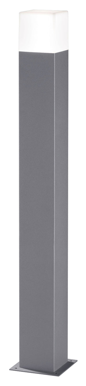 Palo da Esterno a LED in Pressofusione di alluminio Titanio