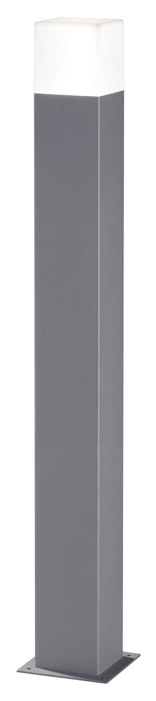 Palo da Esterno a LED in Pressofusione di alluminio Titanio