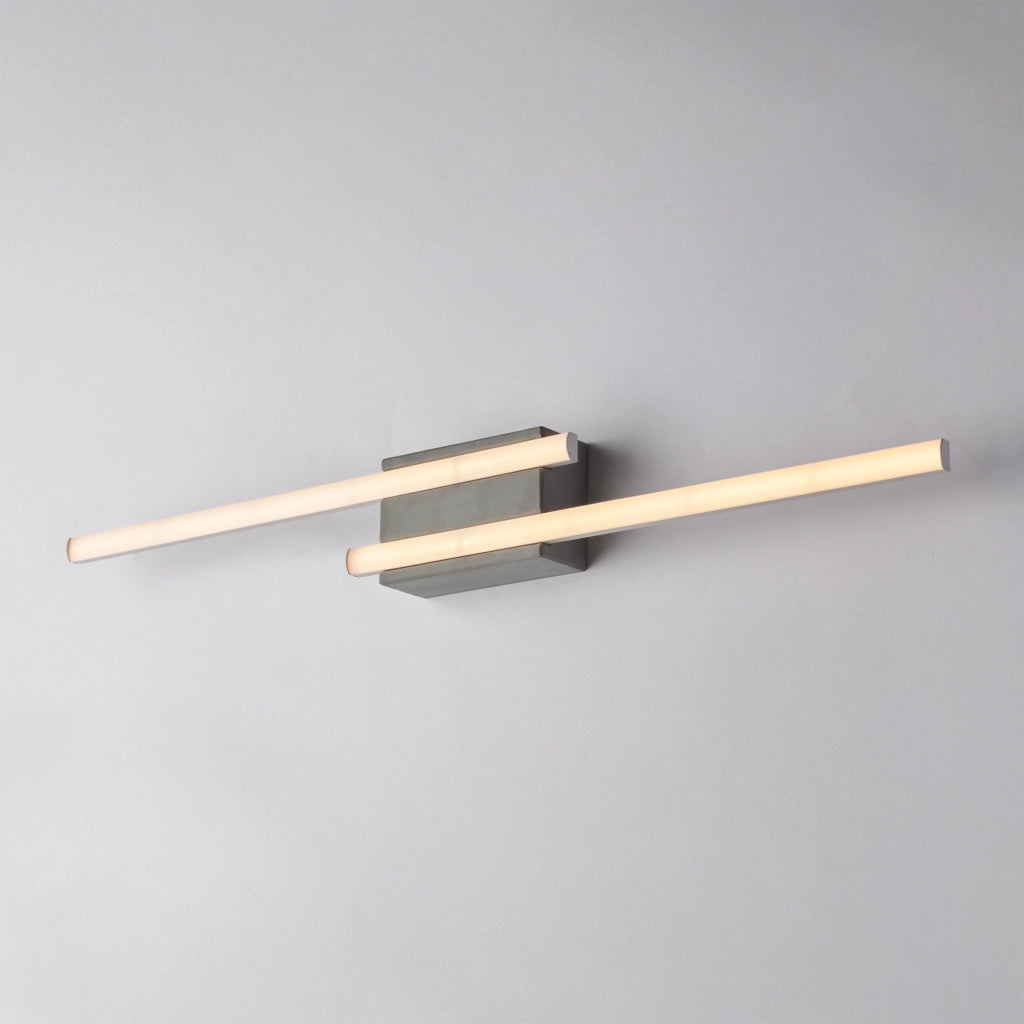 Applique Moderna Melbourne Cemento E Alluminio Led Dimmerabile 20W 3000K/6000K