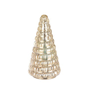 ALBERO DI NATALE VETRO MIELE LUCIDO GLIMMER 11X11X20.5