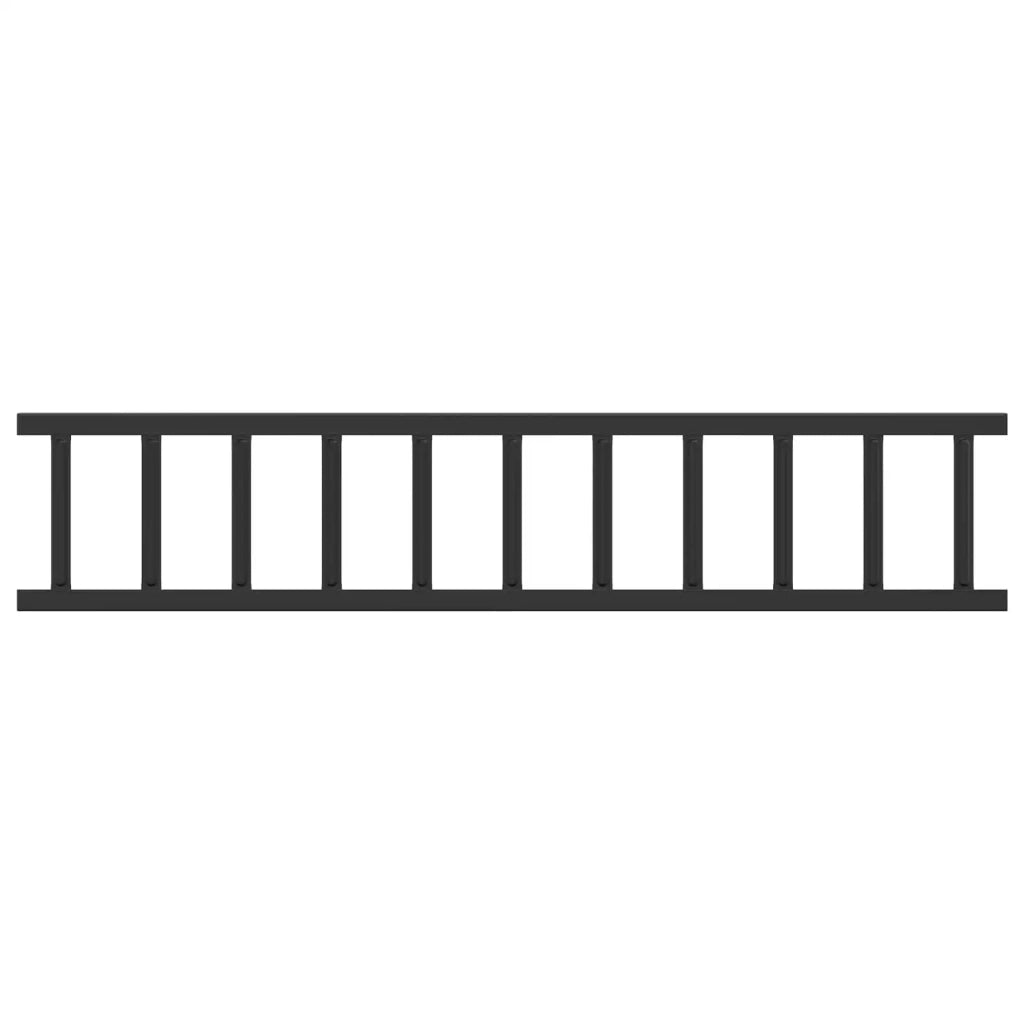 Guardia per neve sul tetto Nero 100 x 2,5 x 20 cm Acciaio CFW8236732