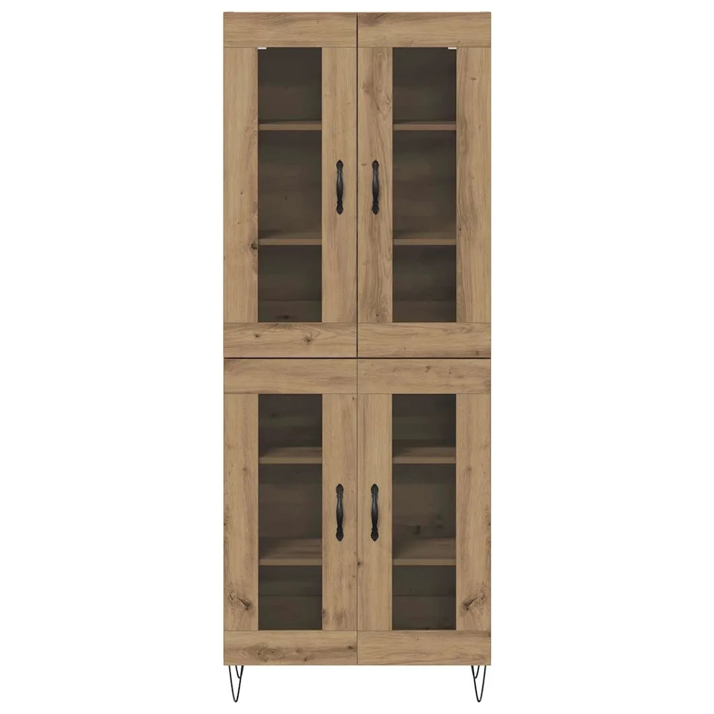 Credenza-Buffet-Armadio da cucina Rovere artigianale 69,5 x 34 x 180 cm 401531