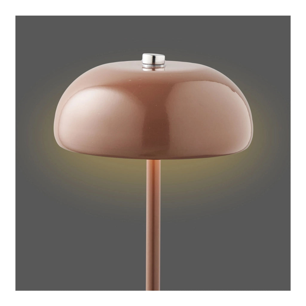 Lampada da Tavolo Margate, Marrone, Metallo, 13x13x18 cm