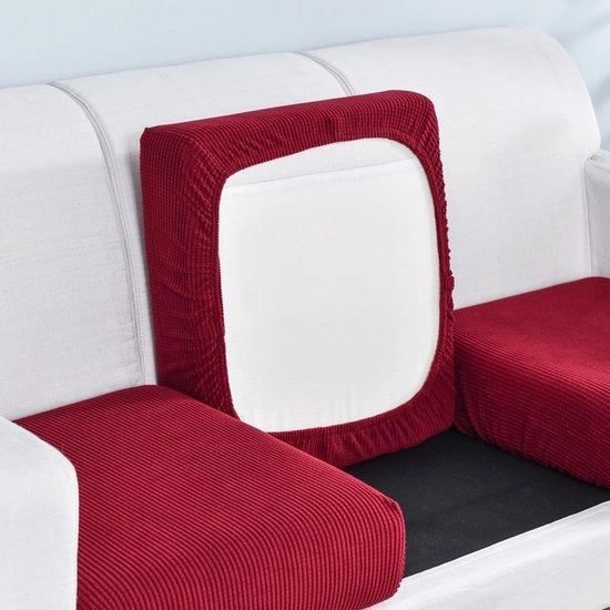 Cuscino banco coprigusto - Cuscino elastico per divano, cuscino banco per la sala da pranzo, coprigusto per mobili, antiscivolo e morbido, con fondo elastico, Dimensioni ampliabili: 135-165*65-95cm