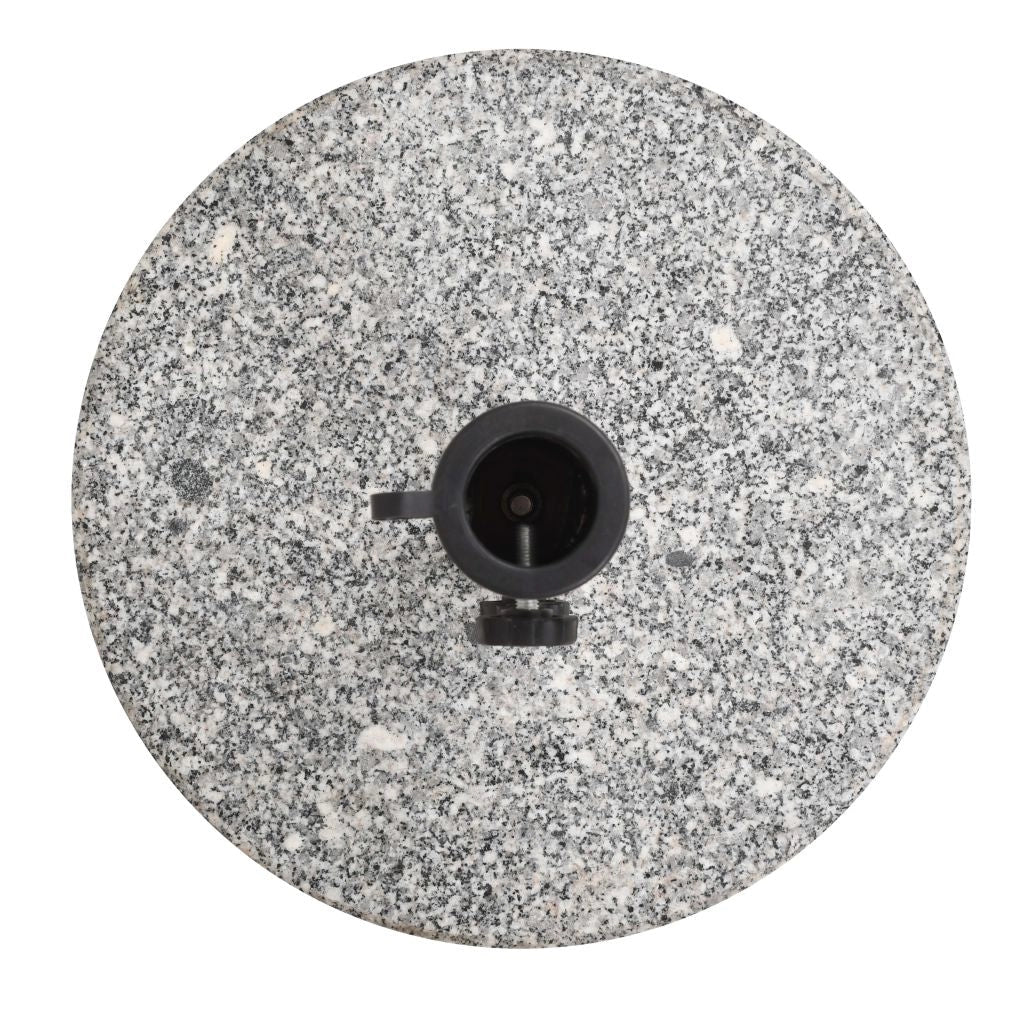 Base per ombrellone finitura granito tubo tondo in acciaio inox 22 kg 2202092