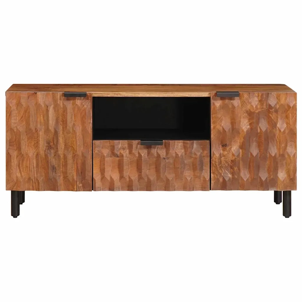 Mobile TV con cassetto Finitura Marrone Acacia 105 x 33 x 46 cm 4017914