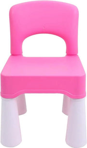 Sedia per bambine - Plastica - Fino a 100 kg - Principessa - Rosa - Piedini in gomma