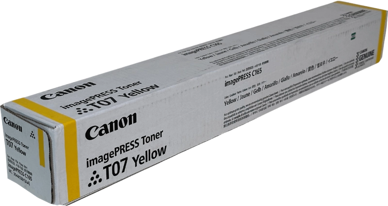 Canon T07 cartuccia toner 1 pz Originale Giallo