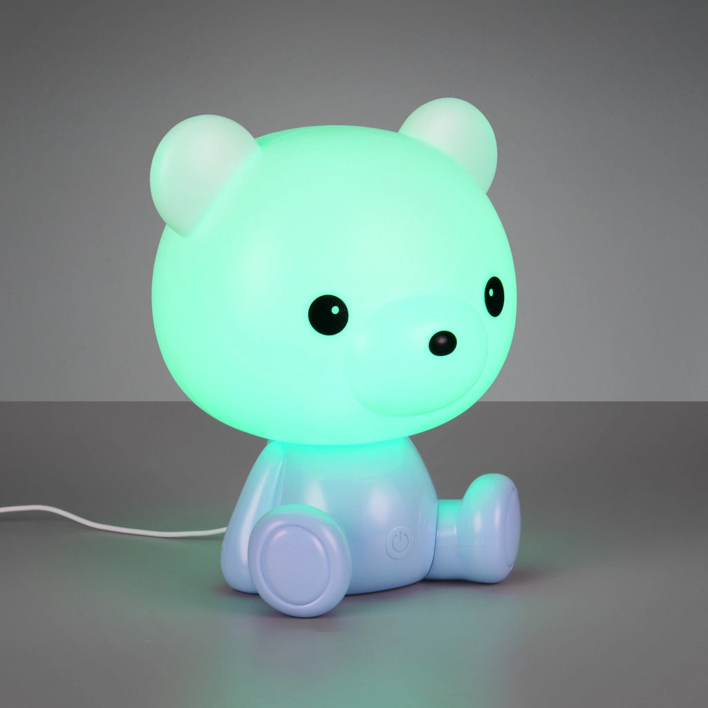 LAMPADA DA TAVOLO LED CUTIE 0,3W H26CM ORSO BLU