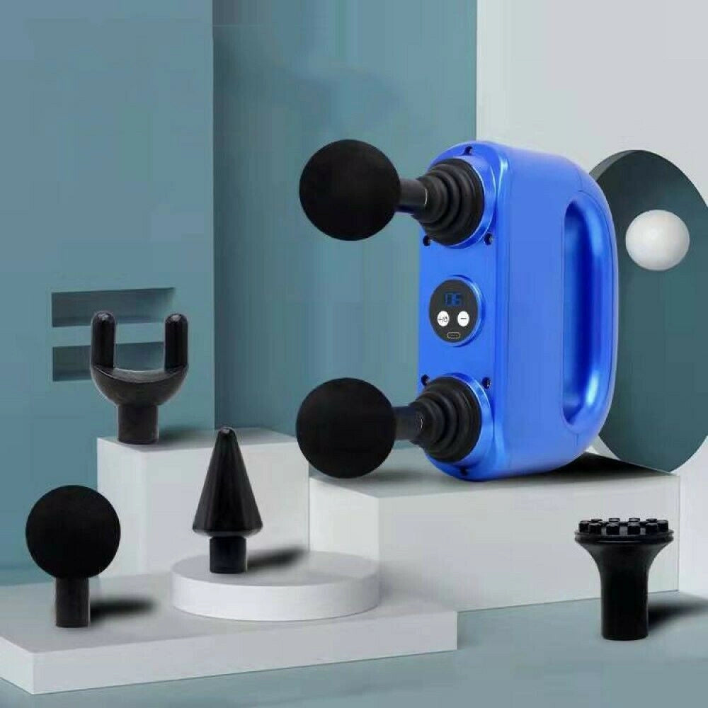 Trade Shop - Terapia Pistola Massaggi Vibrazioni A Percussione Massaggiatore Muscolare Jm821 -