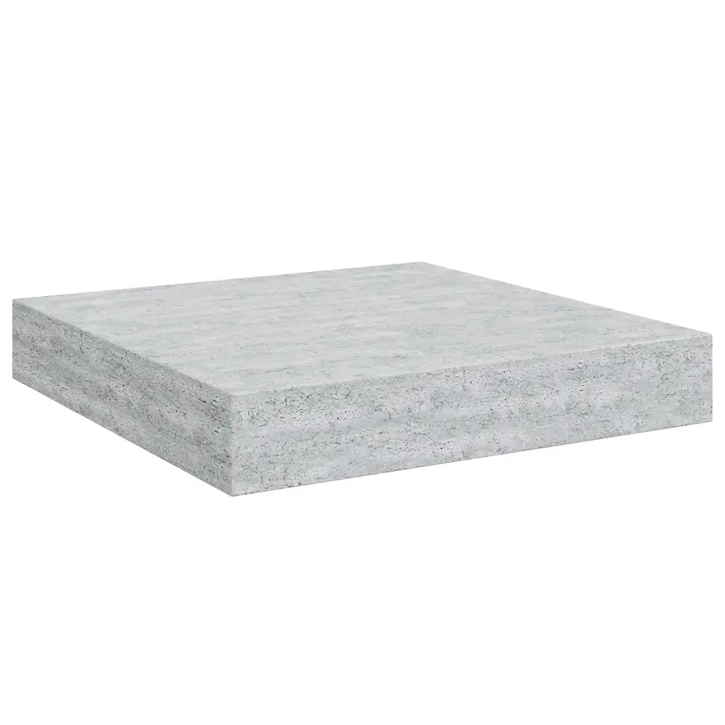Mensole a Muro 4 pz Grigio Cemento 23x23,5x3,8 cm in MDF cod mxl 64083
