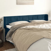 Testiera ad Orecchio Blu Scuro 183x16x78/88 cm in Velluto 3118832