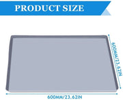Matrice di protezione per pavimento con bordo rialzato - 60 x 60 cm - Silicone - Matrice di protezione per pavimento - Lekbak - Adatto per frigorifero/lavatrice - Matrice di protezione per pavimento