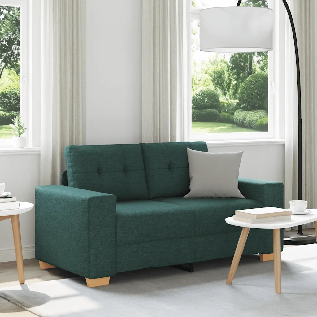 Divano Divanetto Verde Scuro 160x77x82 cm in Tessuto 4105073