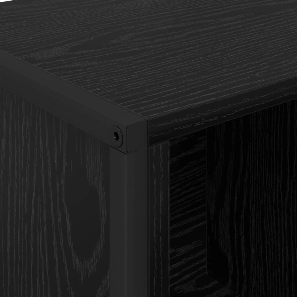 Armadio per Libri Rovere Nero 68 x 30 x 108.5 cm 886540