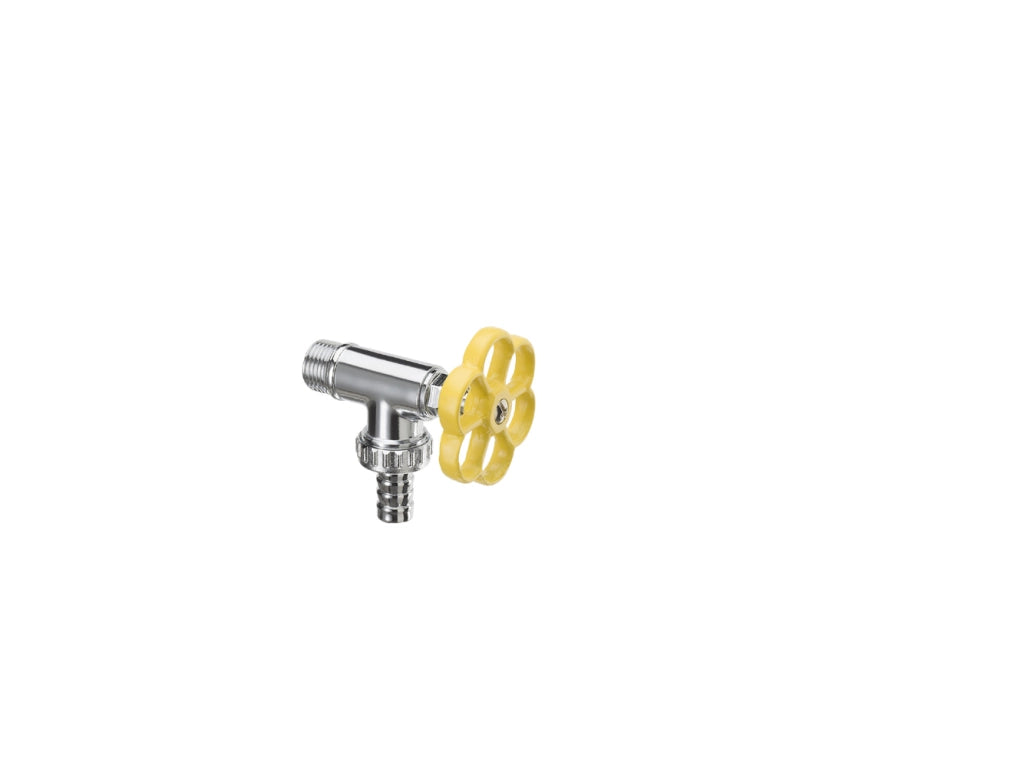 Rubinetto stile idraulico Belfer in ottone 14mm Colore: Giallo