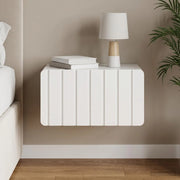 Mobiletto da notte a muro Bianco Lucido 49 x 34,5 x 24 cm 898283