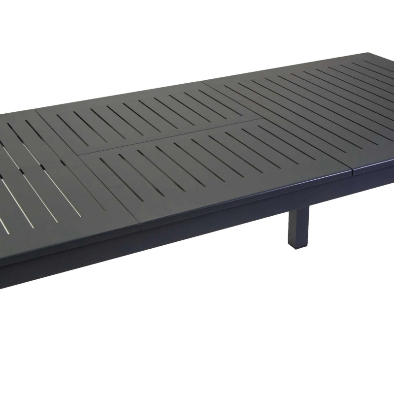 Tavolo alluminio Monterey allungabile antracite cm150/210x89h75
